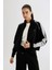 Fit Oversize Geniş Kalıp Renk Bloklu Dik Yaka Fermuarlı Sweatshirt B8977AX24SM 4