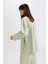 Relax Fit V Yaka Keten Karışımlı Kimono C0300AX24SP 4