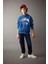 Erkek Çocuk Oversize Fit Kapüşonlu Kalın Sweatshirt B3994A823WN 2