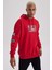 Fit NBA Chicago Bulls Boxy Fit Kapüşonlu Kalın Sweatshirt A7269AX23AU 1