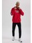 Fit NBA Chicago Bulls Boxy Fit Kapüşonlu Kalın Sweatshirt A7269AX23AU 2