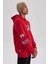 Fit NBA Chicago Bulls Boxy Fit Kapüşonlu Kalın Sweatshirt A7269AX23AU 4