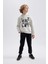 Erkek Çocuk Kapüşonlu Sweatshirt Eşofman Altı 2'li Takım B2920A823WN 3