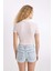 Fitted Polo Yaka Fitilli Kaşkorse Kısa Kollu Tişört A0380AX24SM 5