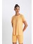 Fit Standart Fit Bisiklet Yaka Sporcu Basic Düz Kısa Kollu Tişört D1904AX24HS 3