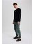 Slim Kargo Jogger Kargo Cepli Gabardin Pantolon S9874AZ23WN 2