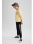 Erkek Çocuk Bisiklet Yaka Baskılı Kalın Sweatshirt B2284A823WN 2