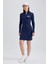 Coool Bodycon Yarım Balıkçı Yaka Fitilli Kaşkorse Uzun Kollu Mini Elbise B2467AX23AU 1