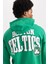 DeFactoFit NBA Boston Celtics Standart Fit Kapüşonlu Kalın Sweatshirt A7277AX23AU 1