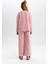 Kız Çocuk Pelüş Uzun Kollu Pijama Takımı A9859A823WN 5