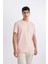 New Regular Fit Bisiklet Yaka Basic Düz %100 Pamuk Kısa Kollu Tişört V7699AZ24SP 5
