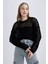 Regular Fit Bisiklet Yaka Kazak B0887AX23AU 4