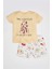 Erkek Bebek Disney Winnie The Pooh Kısa Kollu Şortlu Penye Pijama Takımı C1506A524HS 1