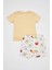 Erkek Bebek Disney Winnie The Pooh Kısa Kollu Şortlu Penye Pijama Takımı C1506A524HS 5