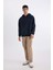 Oversize Geniş Kalıp Kapüşonlu Yarım Fermuarlı Sweatshirt B4846AX24SP 2