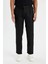 %100 Keten Normal Kesim Crop Duble Paça Yazlık Kumaş Pantolon C1826AX24SM 5