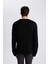 Relax Fit Bisiklet Yaka Basic Düz Triko Kazak B9723AX24SP 5