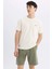 Regular Fit Düz Paça Kargo Cepli Basic Düz Şort B8795AX24SM 3