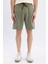 Regular Fit Düz Paça Kargo Cepli Basic Düz Şort B8795AX24SM 4
