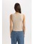 Slim Fit Dar Kesim U Yaka Basic Düz Atlet C2622AX24SP 5