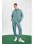 Fit Jogger Eşofman Altı Standart Fit Modal Çift Cepli Basic Düz B1794AX24SP 1