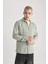 Regular Fit Polo Yaka Pamuklu Uzun Kollu Gömlek B4140AX24SP 5