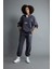 Oversize Fit Yarım Fermuarlı Polar Sweatshirt Y2649AZ23WN 2