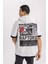 Fit NBA Toronto Raptors Oversize Geniş Kalıp Kapüşonlu Kısa Kollu Tişört B3883AX24SP 2