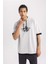 Fit NBA Toronto Raptors Oversize Geniş Kalıp Kapüşonlu Kısa Kollu Tişört B3883AX24SP 4
