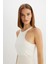 Slim Fit Dar Kesim Halter Yaka Basic Düz Atlet C9248AX24SM 3