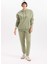Relax Fit Kapüşonlu Kalın Sweatshirt A9274AX23WN 5