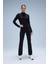 Fit Flare Fit Beli Saran İspanyol Paça Standart Boy Pantolon C5275AX24SP 2