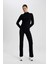 Fit Flare Fit Beli Saran İspanyol Paça Standart Boy Pantolon C5275AX24SP 5