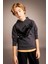 Erkek Çocuk Baskılı Kapüşonlu Kalın Sweatshirt B6316A823CW 3