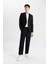 Yazlık Kumaş Pantolon Tapered Fit Normal Kesim Düz Paça Her Yöne Esneyen B6584AX24SP 4