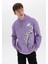 Rick and Morty Boxy Fit Kapüşonlu Sweatshirt A7867AX23AU 4