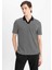 Regular Fit Polo Yaka Desenli Kısa Kollu Tişört B6548AX24SP 4