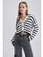 Coool Regular Fit Çizgili V Yaka Triko Hırka A8568AX23WN 1