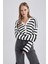 Coool Regular Fit Çizgili V Yaka Triko Hırka A8568AX23WN 3