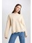 Regular Fit Basic Düz Triko Kazak Tunik C0244AX23WN 1