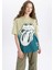 Rolling Stones Oversize Geniş Kalıp Bisiklet Yaka Kısa Kollu Tişört C3770AX24SM 3