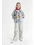 Kız Çocuk Wide Leg Geniş Paça Jean Pantolon B9825A824SM 4
