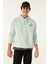 Boxy Fit Kapüşonlu Baskılı Sweatshirt Z2448AZ23SP 3