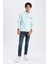 Boxy Fit Kapüşonlu Baskılı Sweatshirt Z2448AZ23SP 5