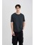 Regular Fit Bisiklet Yaka Kısa Kollu Basic Tişört B7755AX24SM 3