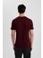 Slim Fit Dar Kesim Bisiklet Yaka Baskılı Kısa Kollu Tişört B8477AX24SM 5
