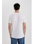 Slim Fit Dar Kesim Bisiklet Yaka Baskılı Kısa Kollu Tişört B8476AX24SM 5