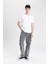Baggy Geniş Kalıp Normal Bel Geniş Paça Kargo Cepli Jean Pantolon C3079AX24SP 2