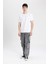 Baggy Geniş Kalıp Normal Bel Geniş Paça Kargo Cepli Jean Pantolon C3079AX24SP 3