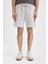 Slim Fit Dar Kesim Dar Paça Basic Düz Şort B8674AX24SM 3